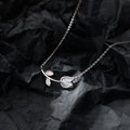 925 Sterling Silver Dainty Tulip Flower Pendant Necklaces Trendy Women Fine Jewelry Necklace