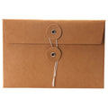 High Quality Tie Buckle Kraft Envelope Classic Envelopes Romantic Custom File Packaging Custom logo Size Custom Design