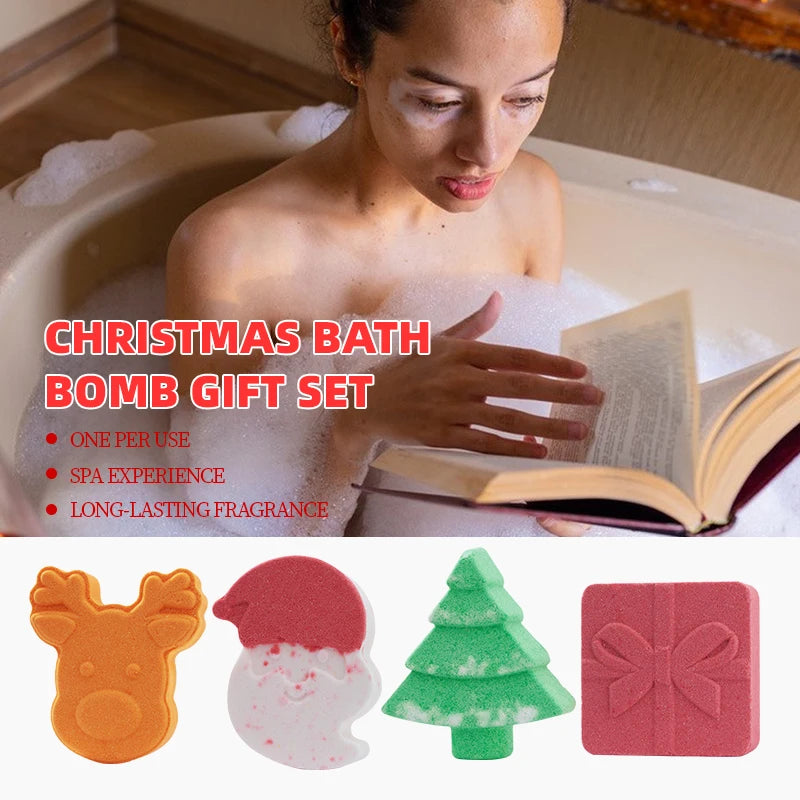 Hot Sales OEM Private Label Bath Salt Bulb Bubble Bath Ball Christmas Bath Ball