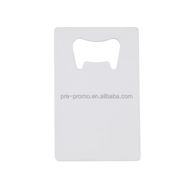 Stocked Wholesale Custom Stainless Steel Credit Card Bottle Opener