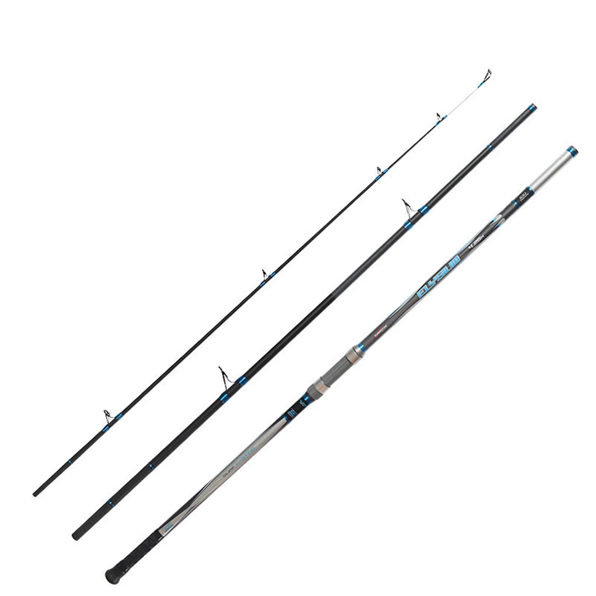 Super Hard 4.2M 4.5M 3 Section Heavy Carbon Fiber Surf Rod for Saltwater Casting Fishing Lakes Streams Rivers Comfortable EVA