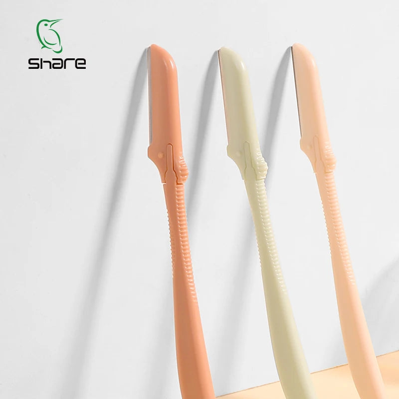 Japan Blade Anti-SLip Eyebrow Trimmer Best Quality Sharp Tip Shaving Razor for Beauty Care