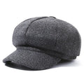 Wholesale Fashionable Winter Wool Felt Baseball Newsboy Beret Hat for Women 8 Panels Beach Sports Party Ski Casual Fishing