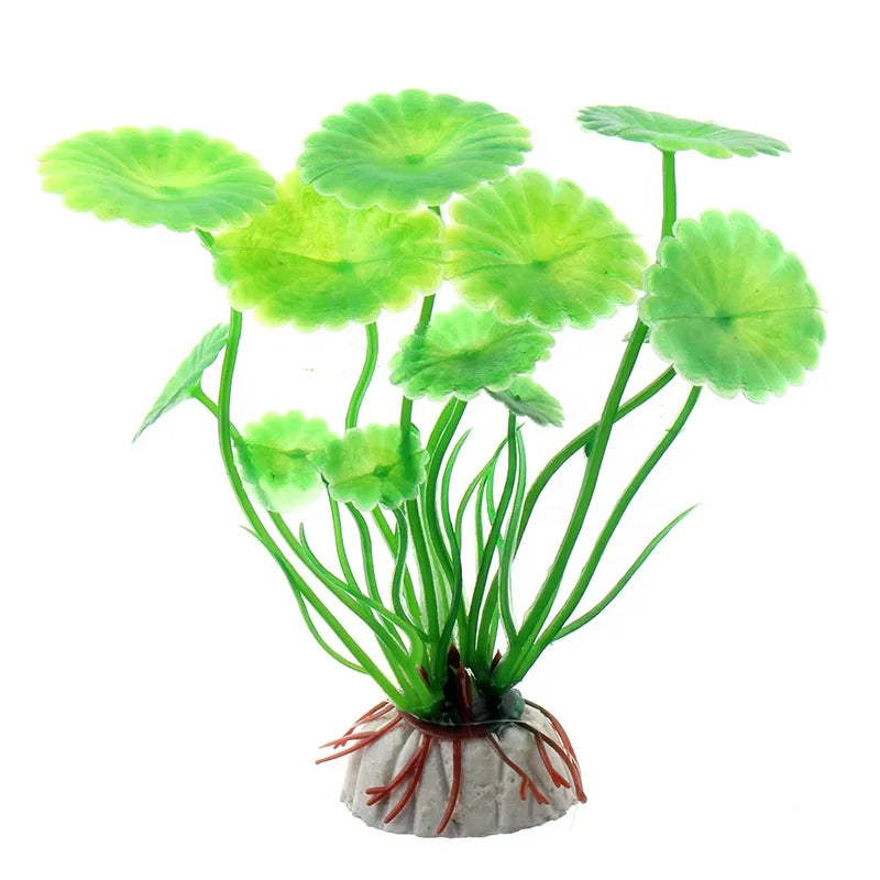 Modern Luxury Fish Tank Landscape Decoration Eco-Friendly Plastic Simulation Water Grass Aquarium Set Sand Table Decoration Bag