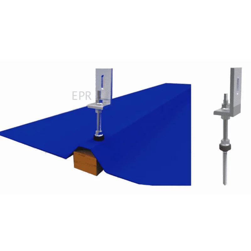 EPR Solar Panel Mounting L Feet Aluminum 15-Year Warranty CN/FUJ Model EPR-=LF01 Natural/Customized Color OEM Acceptable