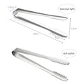 Factory Direct Mini Stainless Steel ICE Clips Silvery Metal Kitchen Tools for Food for Bar Use