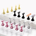 Nail Supplies Magnetic Nail Tip Practice Display Holder Nails Polish Gel Colors Art Display Stand