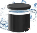 Freestanding Recovery Collapsible Cold Plunge Therapy Cold Tub Portable Folding Adult Fitness Inflatable PVC Ice Bath Tub