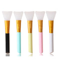 Silicone Mask Brush White Brush Head High Quality Sleeping Mask Applicator Cleaning Mud Mask Skin Care Tool