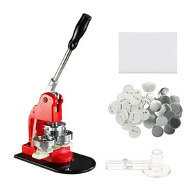 Multiple Sizes Metal Manual Press Tin Pin Maker Button Badge Making Machine Set