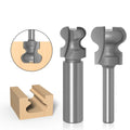 Wood Cutting Tools Profile Half Bit Cabinet Double Curved Finger Core Drill Bit Aluminum-Carbide Right Hand for Drawer Pull
