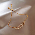 Tongxin Elegant Zircon Bracelet Bling Micro Inlaid Zirconia Feminia Bangles Anniversary Gift