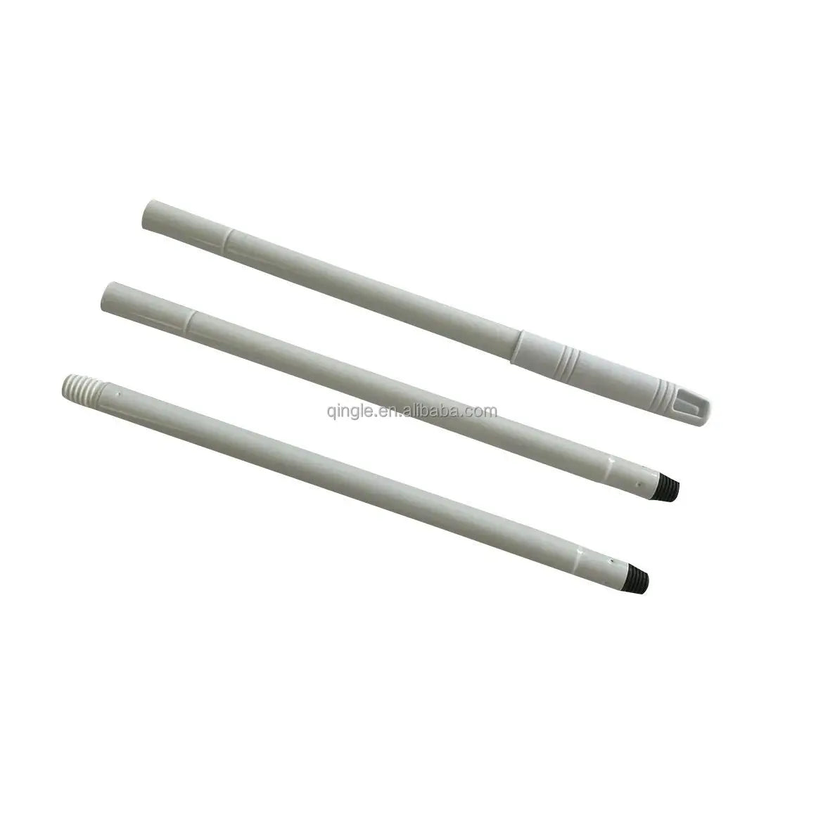 Qingle 3 Section  Metal Mop Handle  Split  Mop Broom Clean Handle Iron Pole