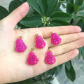 New Charm Wholesale Cheap Price 2021 Ins Hot!!!natural Jade Iced Out Green pink Small Jade Buddha Pendant Maitreya Necklace