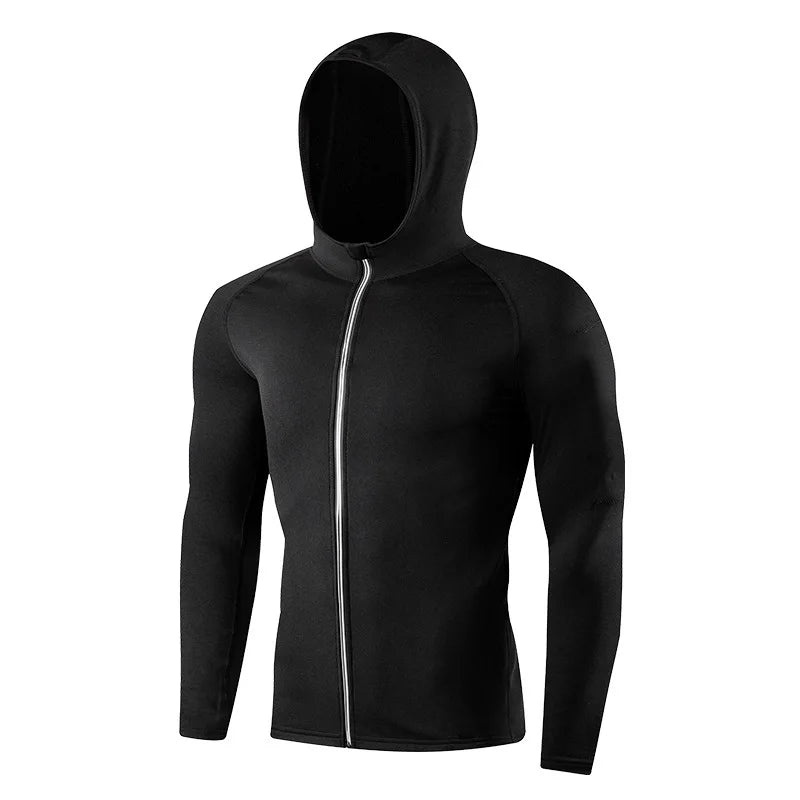Lightweight Breathable Men's Workout Sweat Suits Jogging Running Sport Coat Gym Jacket Hoodies for Workout Jogging Running
