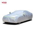 Woqi Universal Waterproof Windproof Snowproof Protection Scratch Resistant Car Cover PEVA with Cotton