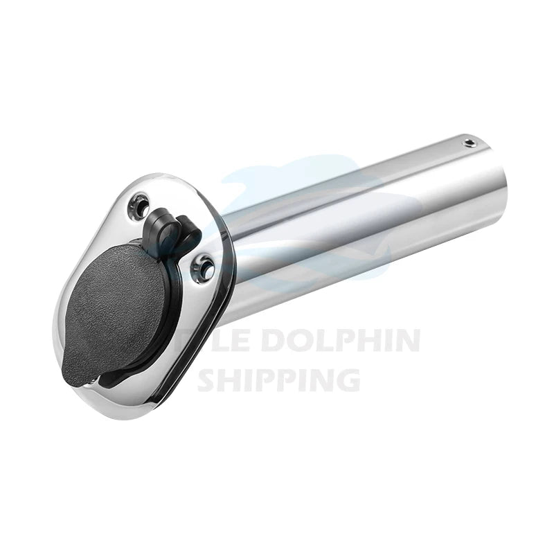 New Design Marine Accessories 316 Stainless Steel Fishing Rod Holders for Boat Flush Mount Rod Holders with Rubber Cap