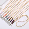 New  Stone Bead Crossbody Chain Bag Replacement Chain Keychain Pendant Mobile Phone Lanyard