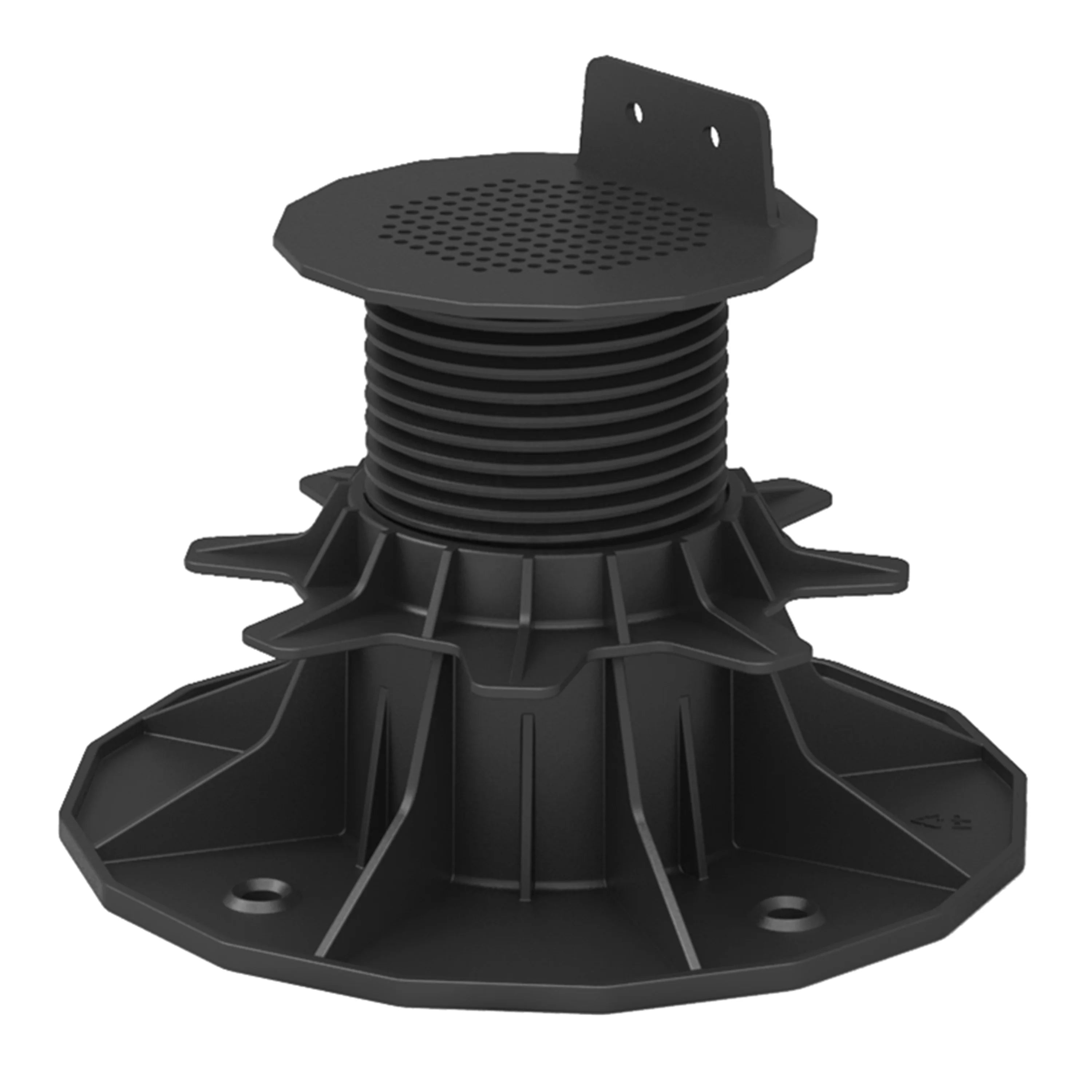 Heavy Loading Deck Support Plastic Pedestals Joist Raising Pedestals Plastic Bracket Legs XF-T604B 80-130 mm
