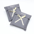 Flexography Custom Logo Printed Canvas Envelope Gift Packaging Bag Luxury Cotton Muslin Dust Envelope Pouch for Shoe Handbag