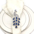 Wholesale Peacock Rhinestone Napkin Ring Diamante Napkin Holder for Wedding Party Banquet Table Decoration