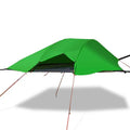 New Design 3-Person Ultralight Hanging Hammock Tree Tent Canvas Fabric with Aluminum Poles Foldable 4-Season Tent Beach Camping