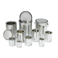 1 Liter Metal Round Tin Can Clear Paint Cans with Lids Body Welding Empty Paint Buckets 1L/Gallon Factory Direct