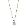 Simple Fashion Link Chain Stainless Steel Jewelry Crystal Rhinestone Pendant Necklace Casual/Sporty Style Gift for Women