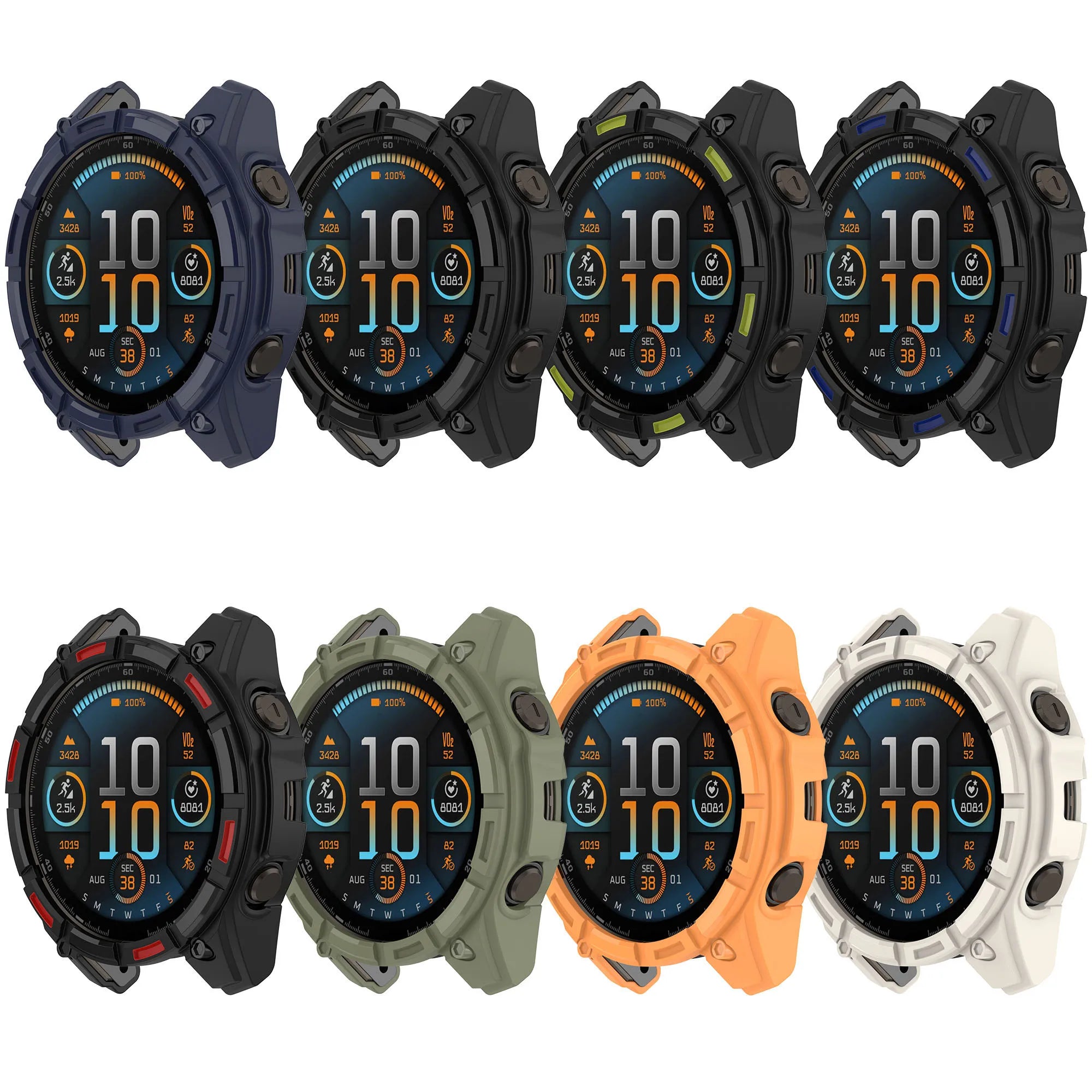 ShanHai Protective case for Garmin Enduro 3 Smart Watch Screen Protector Bumper for Garmin Enduro3 Smart Watches Accessories