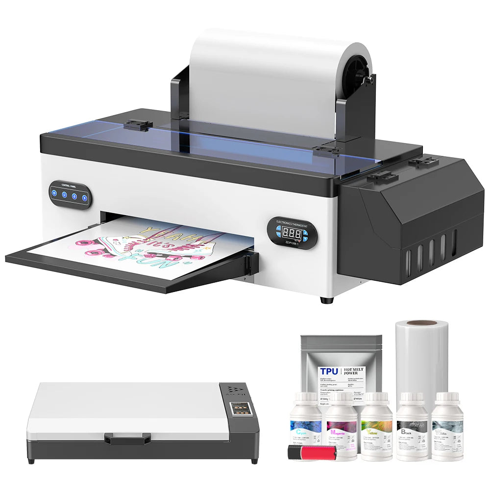 A3 R1390 DTF Transfer Printer With Continuous Ink Supply and Roll Printing for High Volume Production Line