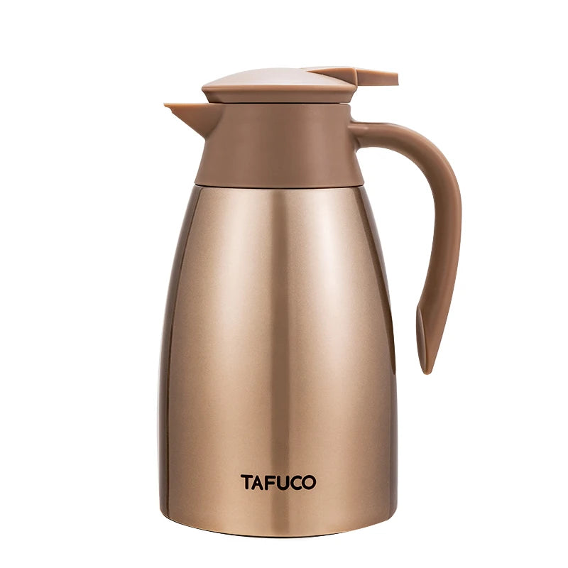 Custom 2L Stainless Steel Thermal Insulated Vacuum Thermo Jug Water Carafe Pot