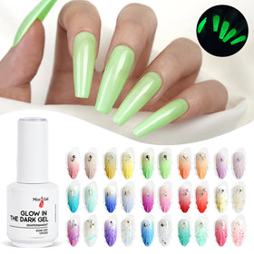 Missgel Mood Change Glow in the Dark Gel Wholesale Nail Supplies Custom Private Label 15ml Organic Vegan UV Nail Gel Polish