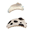 New Korean Cute Dog Acetate Hair Claw Versatile Fashion Girl Custom Large Rhinestone Hair Claw Clips