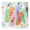 5pcs Natural Plant Overlay Reading Tracking Strips PET Translucent Page Bookmark for Students Teachers