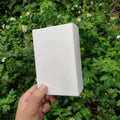 Universal  Shopping Mall Blind Box Cosmetic Paper Package White Cardboard Small White Box square  Gift Box
