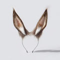 E0011 Faux Rabbit Ears Headband Adjustable Rabbit Ears Headband - Glowing Game Cosplay