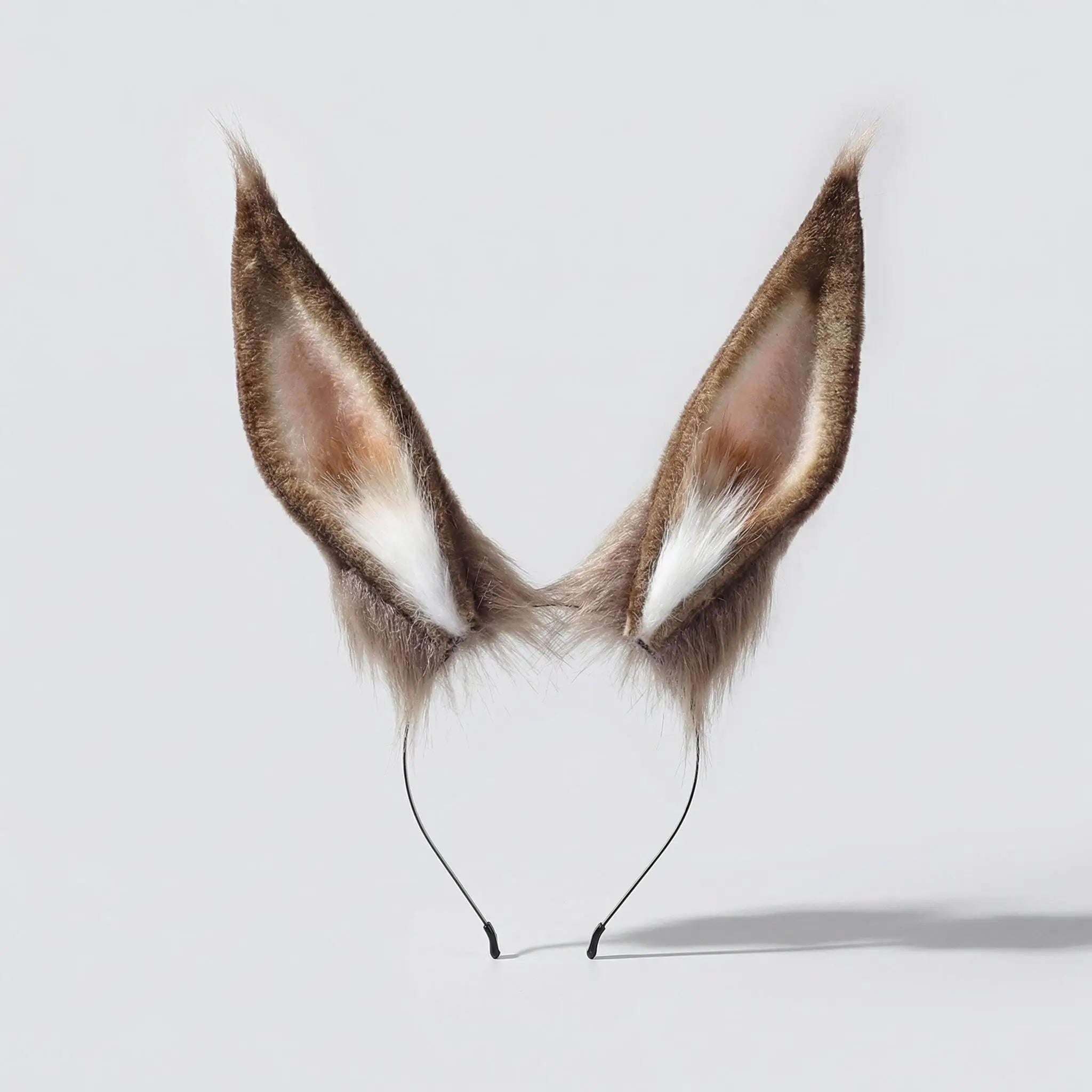 E0011 Faux Rabbit Ears Headband Adjustable Rabbit Ears Headband - Glowing Game Cosplay