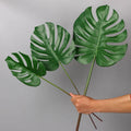 Rea Touch Green Monstera Handmade Artificial Indoor and Outdoor Plant for Back to School Decorations
