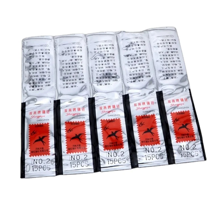 Wholesale 15PCS/Bag Small Eye Steel Hand Sewing Needles Cross Embroidery Stitch Sewing Needle Kit