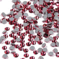 Superior Quality Rose Color Strong Gule Flat Back Hotfix Diamond Shape Rhinestone for Bra