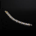 Women's Luxury 1 Carat Tennis Bracelet Classic 3A Round Cubic Zircon Fine Chain & Link Design Jewelry