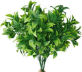 Wholesale 7 Branches Green  Artificial Eucalyptus Plants Faux Leaves for Home Garden  Bushes Grass  Decoration