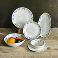 Solhui Wholesale Nordic Blue and White Underglaze Ceramic Dinner Plate Japanese Tableware Set