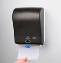 Plastic Black Paper Holder Toilet Paper Box Sensor Automatic Paper Out Bathroom Hardware Oversized Tissue Box Induction