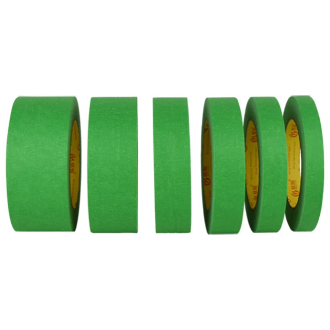Crepe Paper Car Auto Automotive Paint Painting Detailing Green Painters Tape Masking Tape for Car Painting