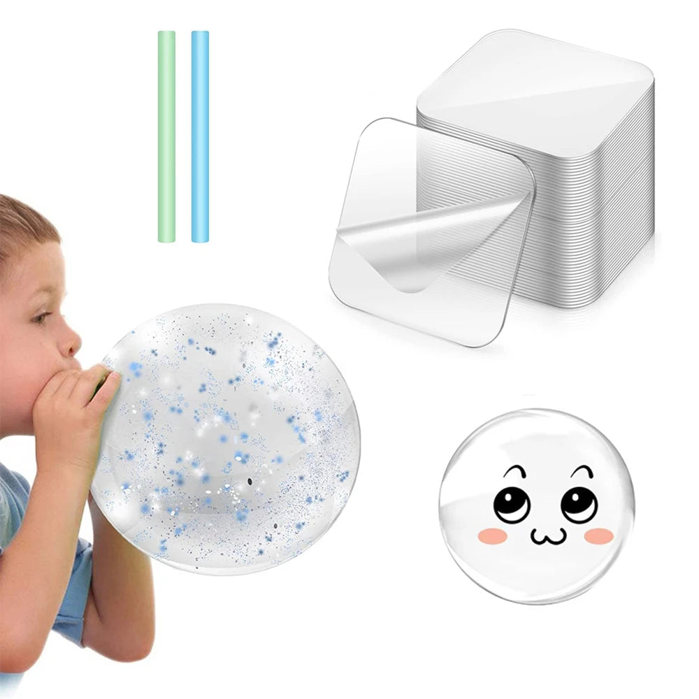 TCF Nano Tape Bubble Kit Nano Tape Elastic Bubble DIY Craft Kit Double Sided Tape Fantastic Plastic Bubbles Balloon