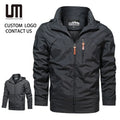 Liu Ming Custom Logo New Fashion Winter Men Casual Stand Collar Windbreaker Outwear Plus Size Coat Bomber Jacket