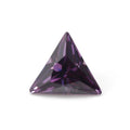 Best Amethyst Triangle Shape Cubic Zirconia Loose Gemstone CZ Stone for Jewelry