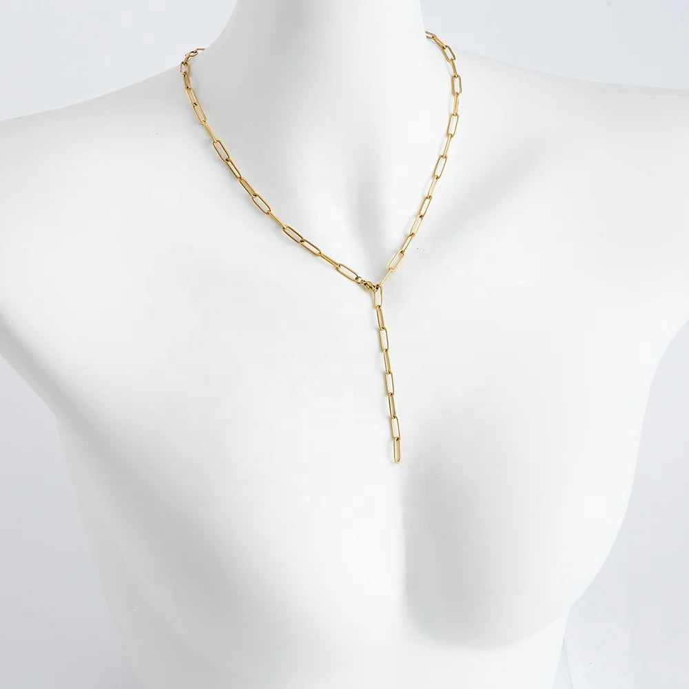 Versatile Two-Way Wearable Fashion Chains Necklace & Bracelet Three Layers for Stylish Look
