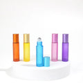 Wholesale Supplier of 10ml Frosted Custom Empty Cosmetic Glass Bottles Roll-on Essential Oil Perfume Dropper Seal Made China